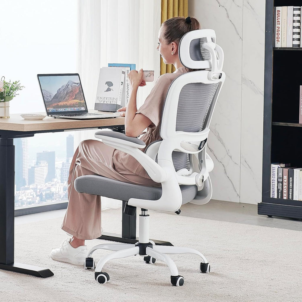 Office Chair Ergonomic Desk Chair 330 lbs Home Mesh Desk Chair Comfortable Gaming Chair
