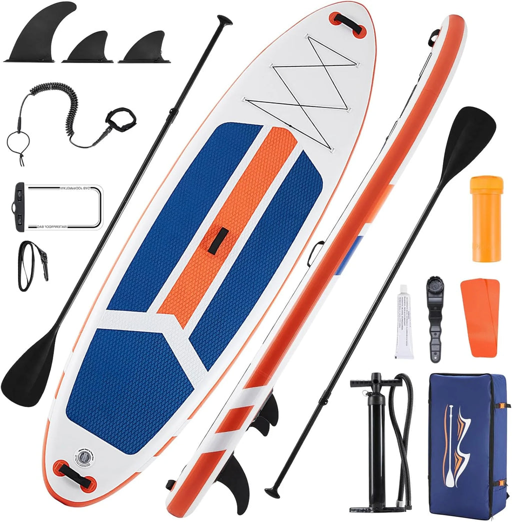Inflatable Stand Up Paddle Board for All Skill Levels - Portable SUP Paddleboard