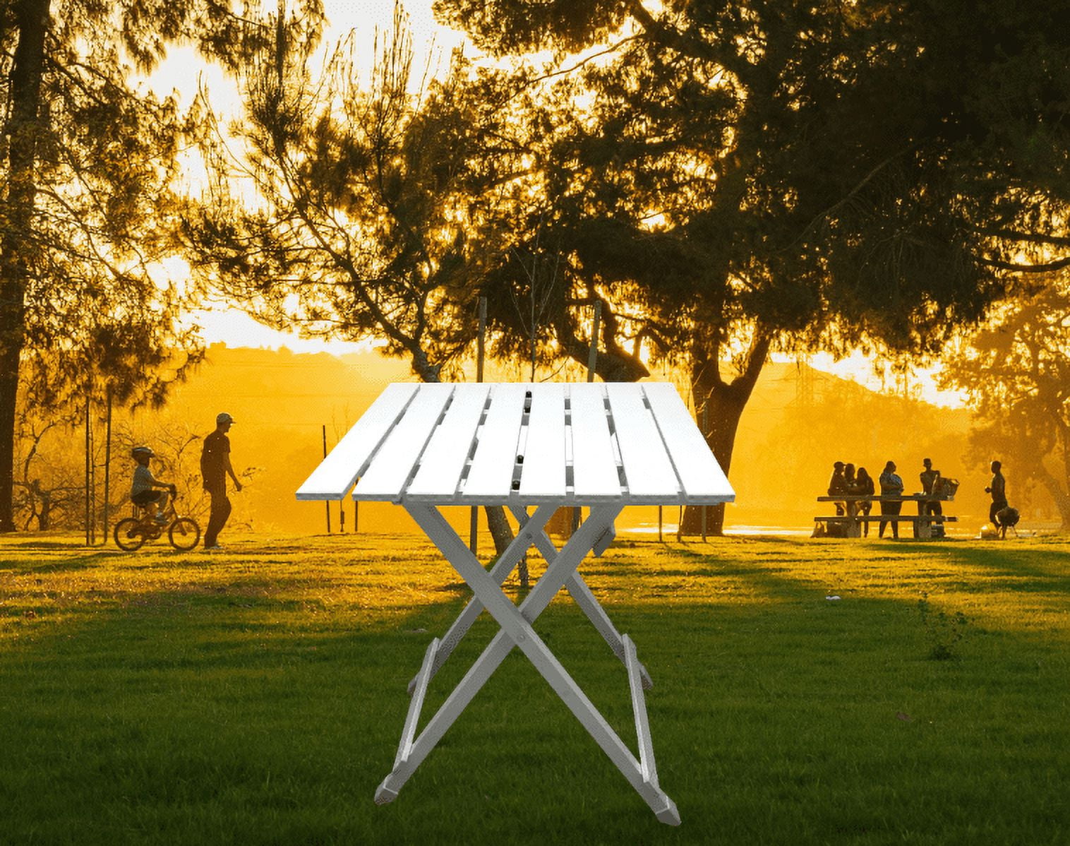 Ozark Trail Aluminum Camping Table, Silver