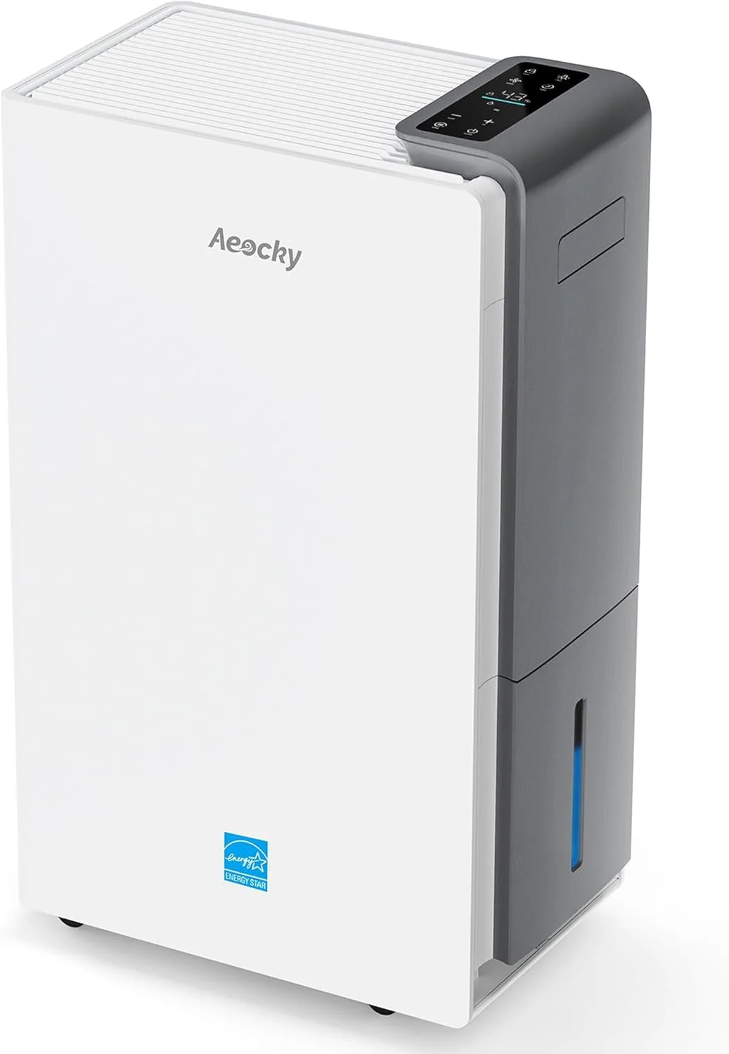 4500 Sq.Ft Most Efficient Energy Star 2025 Dehumidifier Max 80 Pint/D(Standard 52Pint/D) Smart Compressor Dehumidifier with Drain Hose, Intelligent Humidistat,for Basement,Bedroom,Home,Bathroom